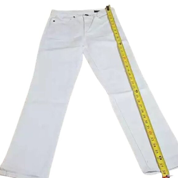 Rag & Bone White High Rise Ankle Cigarette Jeans | Size 25 (2) - Picture 9 of 16